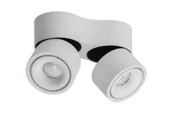 Easy mini W275 Double takspot 2x7W 2700K Dimbar Hull til ledning - Hvit