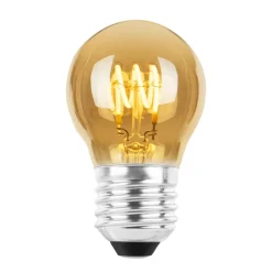 Ecolux E27 Spiral filament LED 4W 2200K 45 mm dimbar - Amber