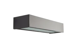 Edge direct vegglampe ned 10W 2700 Kelvin dimbar IP65 - Grafitt