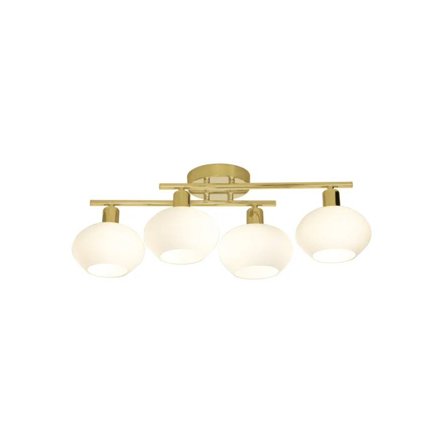 Elba taklampe 4 lys IP44/IP23