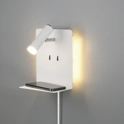 Element vegglampe - Hvit