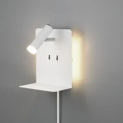 Element vegglampe - Hvit