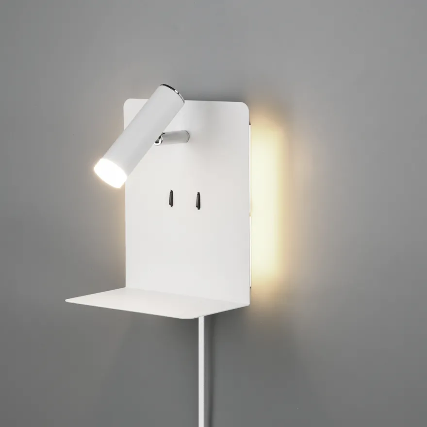 Element vegglampe - Hvit