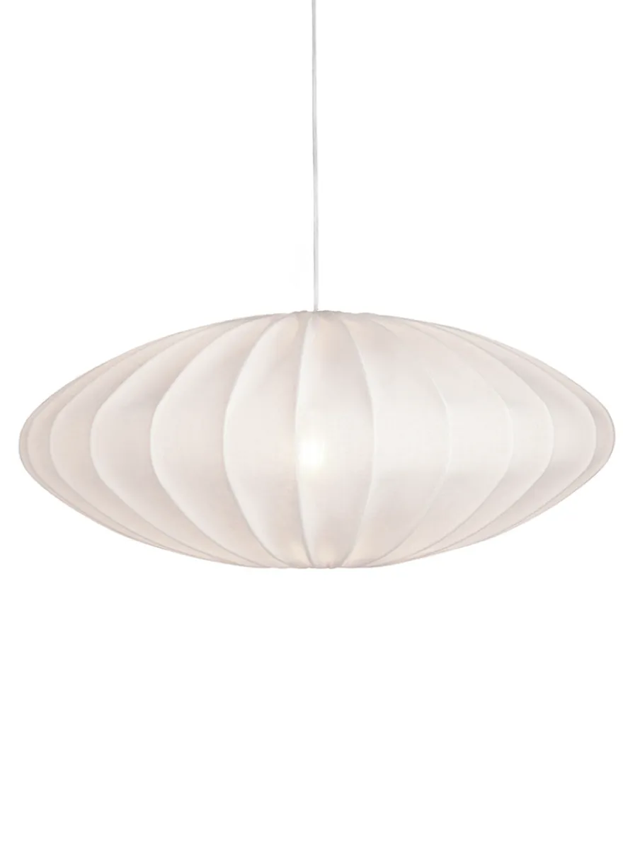 Ellipse 65 taklampe Hvit Lin