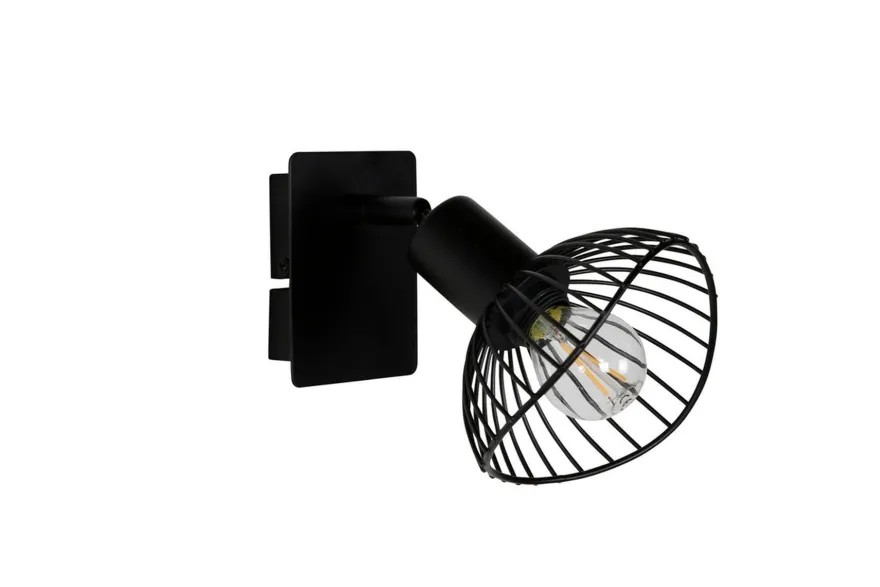 Elsa justerbar vegglampe - Svart