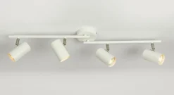 Era taklampe med 4 spotter - Hvit