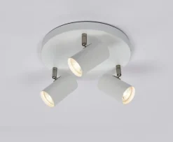 Era taklampe med 3 spotter - Hvit