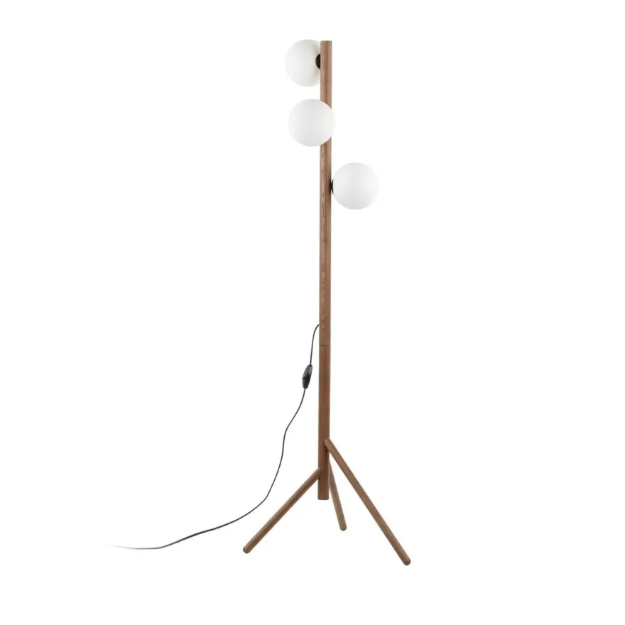 Estera wood gulvlampe 3-lys