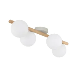 Estera wood taklampe 4-lys
