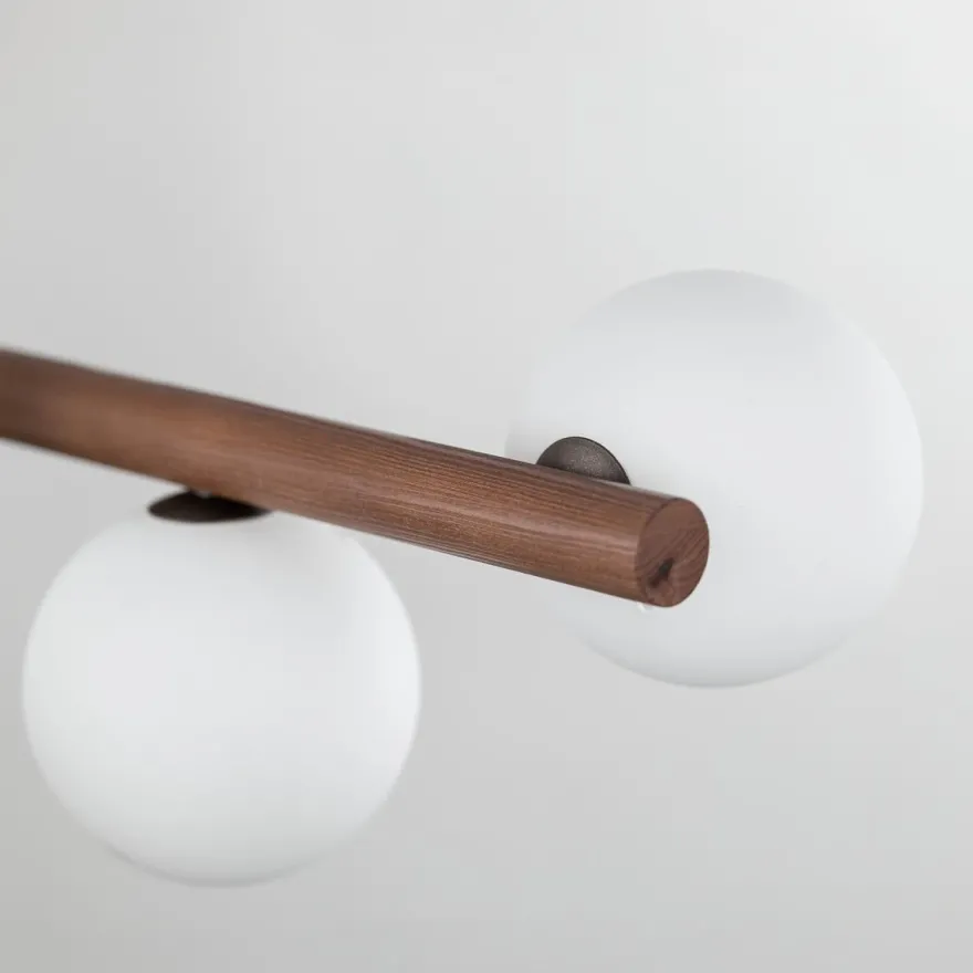 Estera wood takpendel 7-lys
