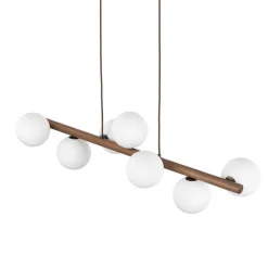 Estera wood takpendel 7-lys