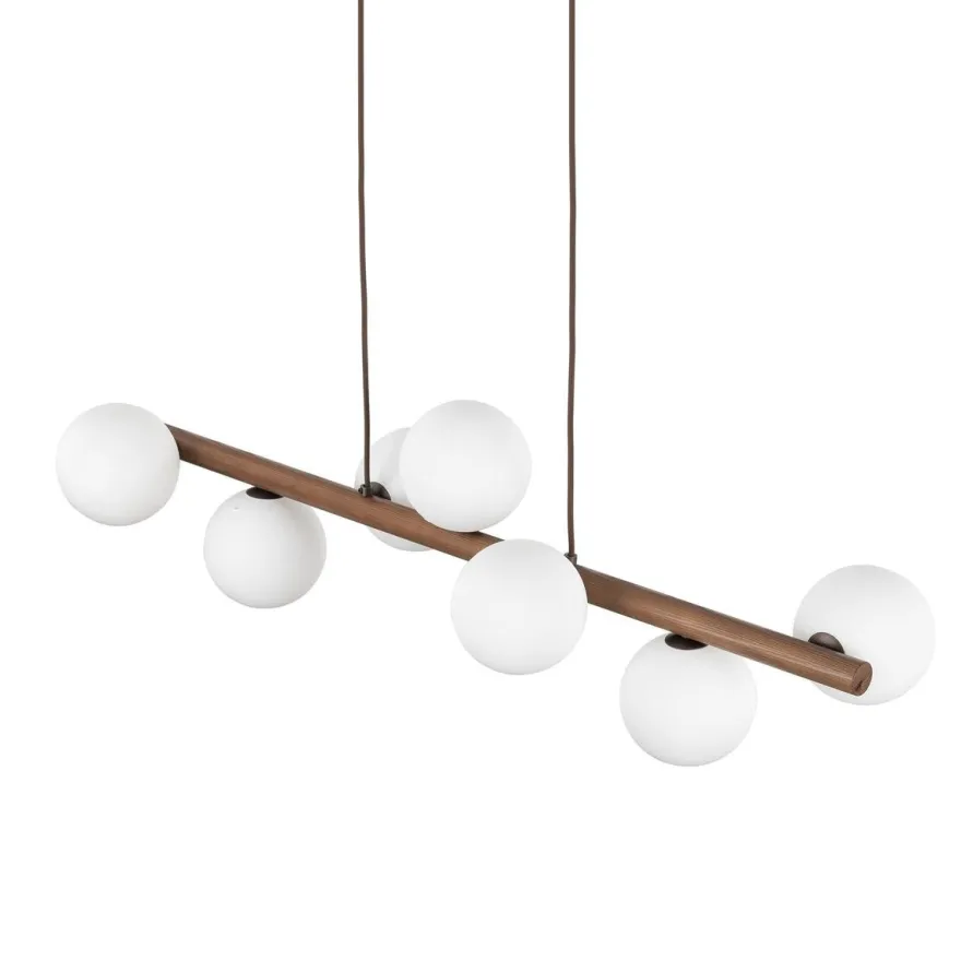 Estera wood takpendel 7-lys