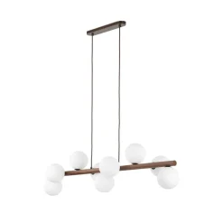 Estera wood takpendel 9-lys