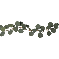 Eukalyptus dekorslynge med lys