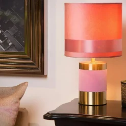 Extravaganza Frizzle Bordlampe 18 cm - Rosa