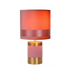 Extravaganza Frizzle Bordlampe 18 cm - Rosa
