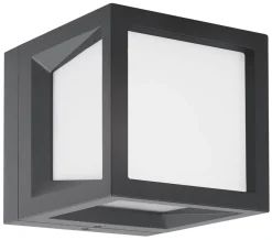 Faro 120 vegglampe utendørs Colour Switch 9W IP65 Dimbar - Antrasitt grå