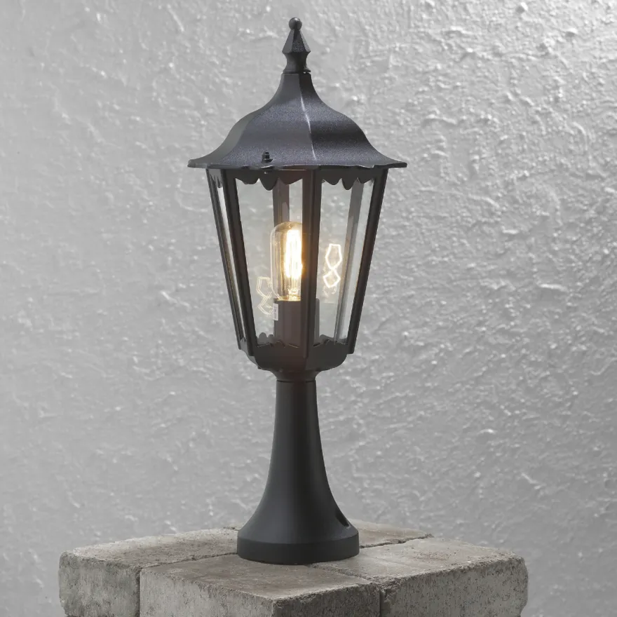 Firenze portstolpe 55 cm - Svart
