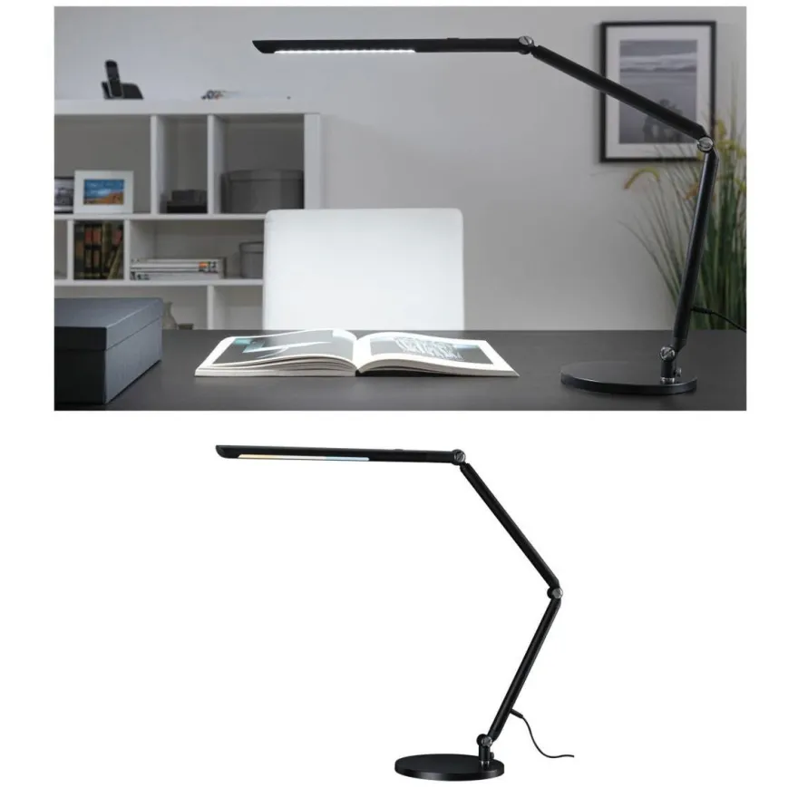 Flexbar skrivebordslampe 9,5W 3000 Kelvin - 3-step dim