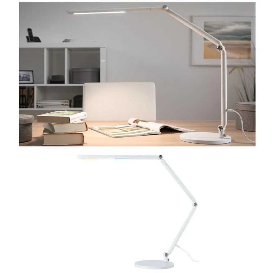 Flexbar skrivebordslampe 9,5W 3000 Kelvin - 3-step dim