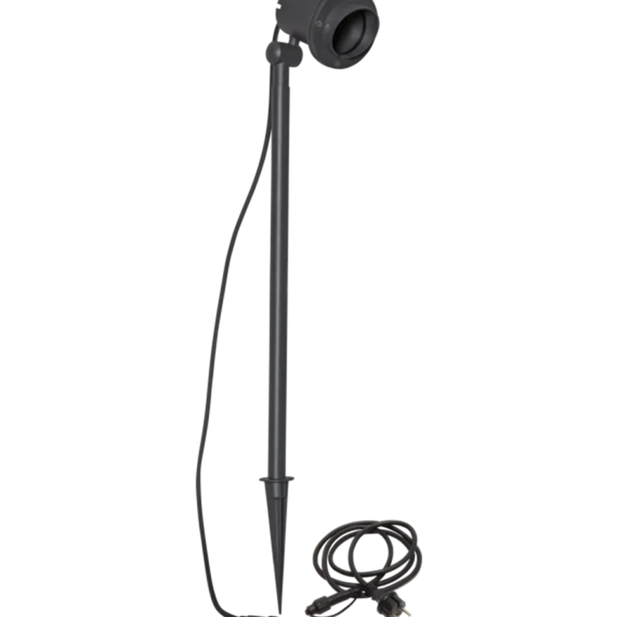 Focus uplight på spyd 67 cm utendørs GU10 IP44 - Svart