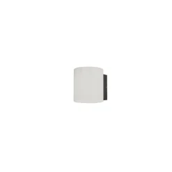 Foggia vegglampe opp/ned utendørs IP54 10W - Antrasitt grå/Opal
