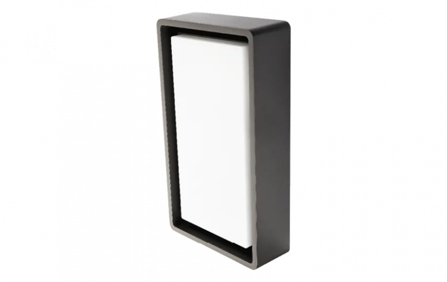 Frame vegg/taklampe 8W LED m/sensor