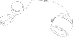 Glow K1 100 recessed downlight 13W 2700/3000 kelvin