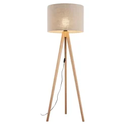 Grand gulvlampe - Furu
