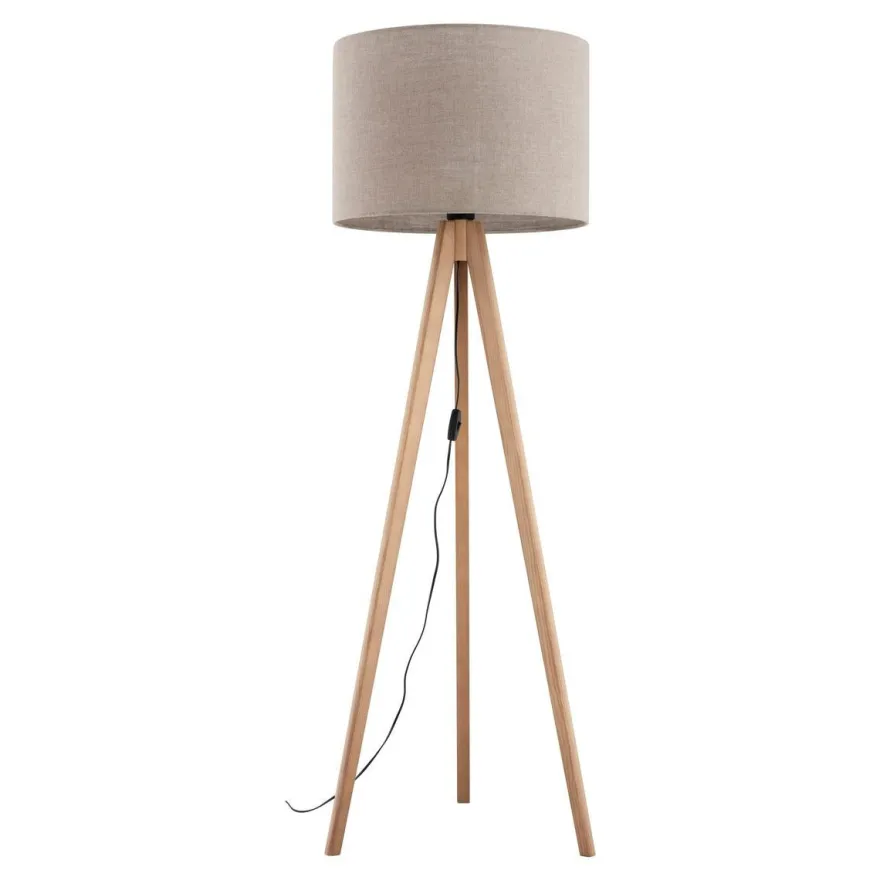 Grand gulvlampe - Furu