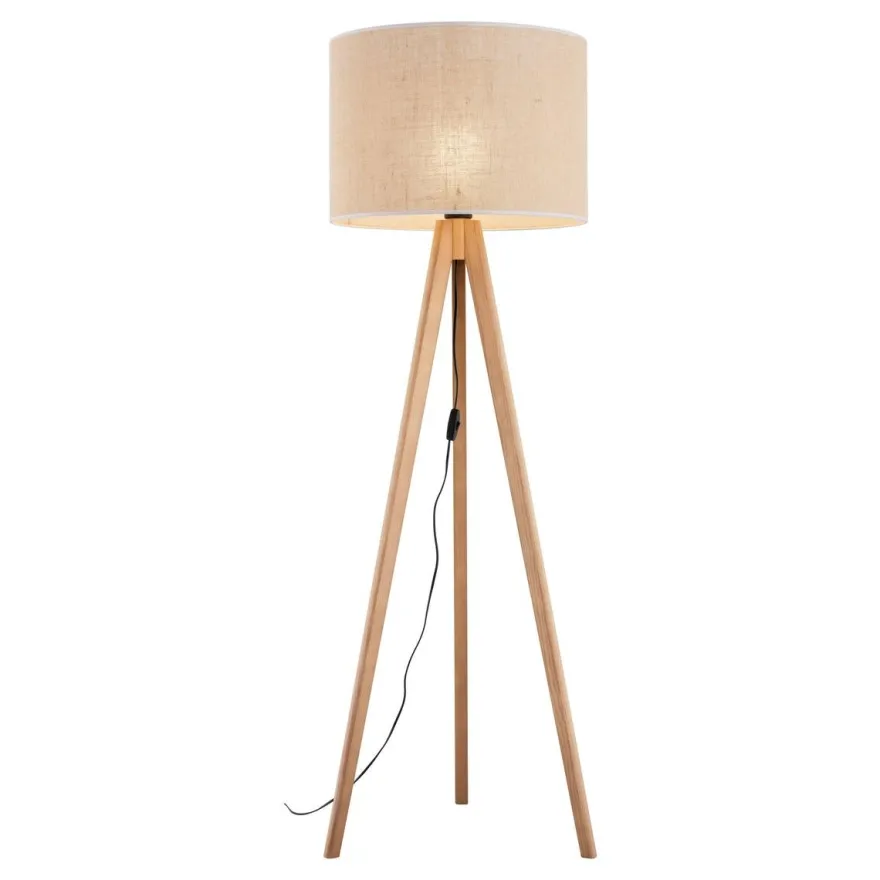 Grand gulvlampe - Furu