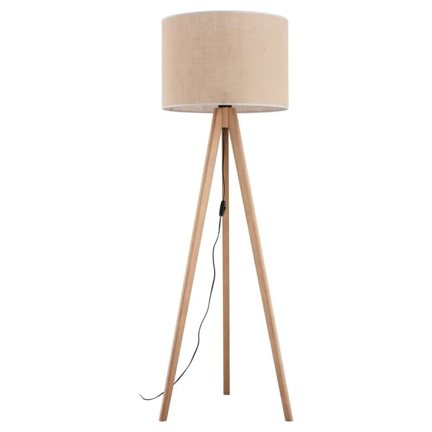 Grand gulvlampe - Furu