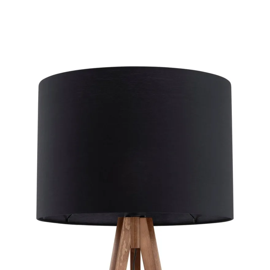 Grand gulvlampe - Valnøtt