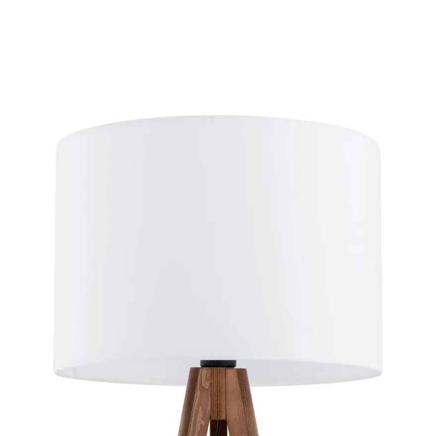 Grand gulvlampe - Valnøtt