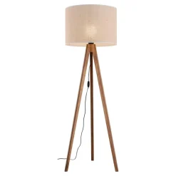 Grand gulvlampe - Valnøtt