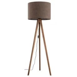Grand gulvlampe - Valnøtt