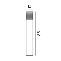 Halmstad pullert LED 1483