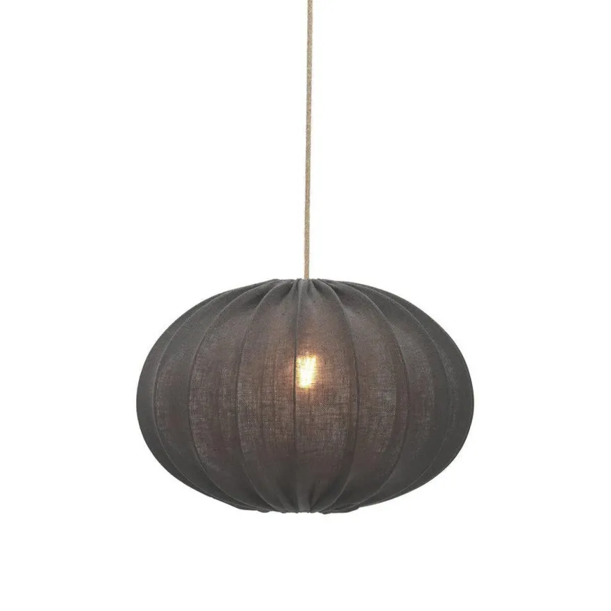 Hilma lampeskjerm 50 cm - Svart