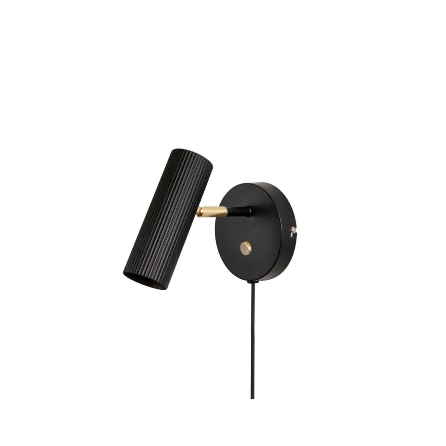 Hubble vegglampe - Svart
