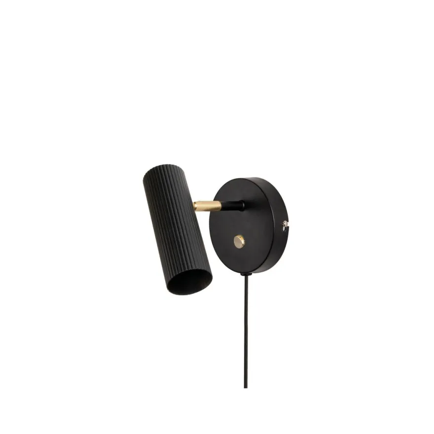 Hubble vegglampe - Svart