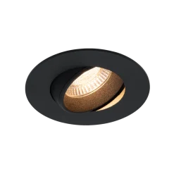 Icarus lavtbyggende downlight Isosafe 7W RA95 2700K 68-83 mm dimbar - Svart