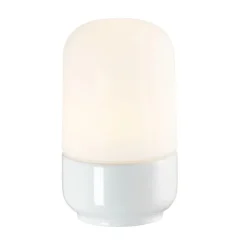 Ifø Ohm 100/170 tak/vegg 8W led dimbar IP44 - Hvit/Opal glass
