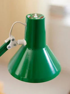 Jensen bordlampe m/bordklemme og veggfeste - Grønn