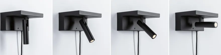 Jerik vegglampe 2,4W 3000 Kelvin med USB - 3 step dim