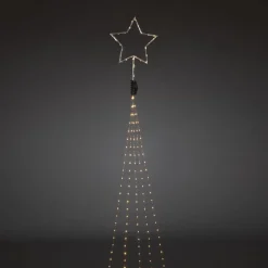 Juletrebelysning med toppstjerne 274 Led