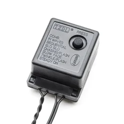 Juletrelys 8,5m - Cluster 1152 multifunksjon Led IP44 - Amber