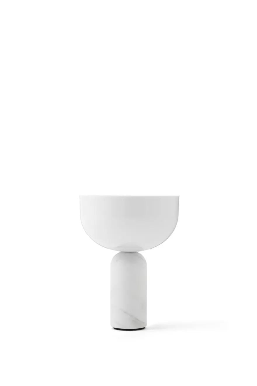 Kizu Portable bordlampe - Hvit marmor