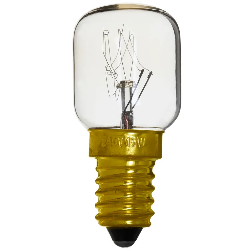 Klar E14 15W glødepære