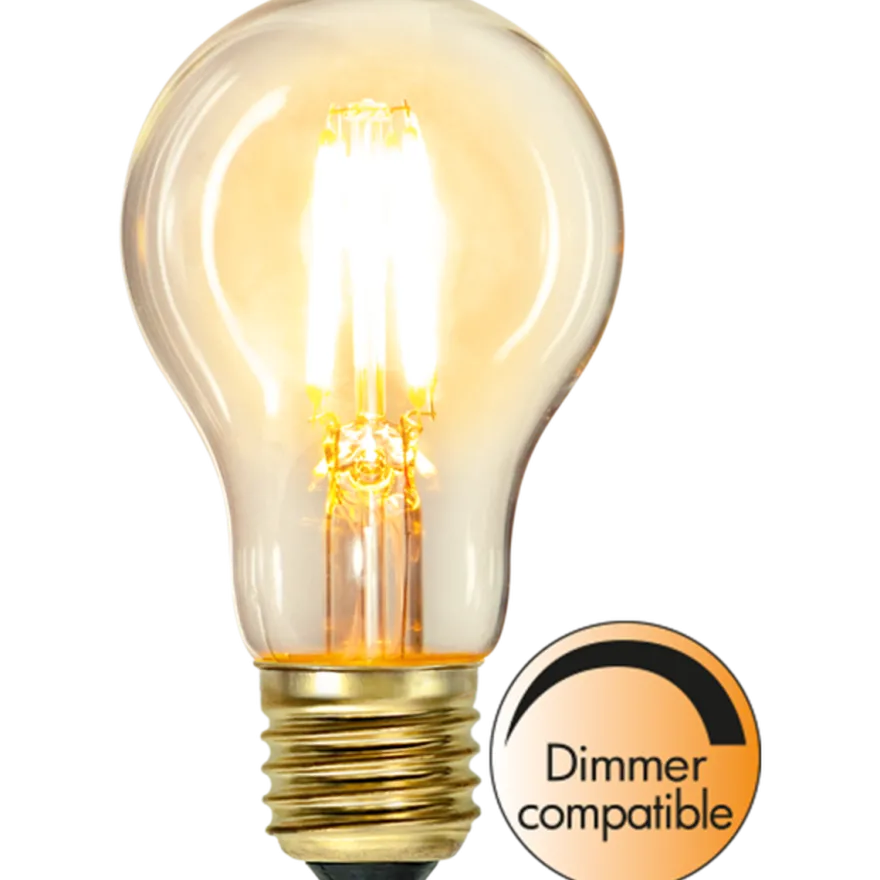 Klar Glob LED Filament 2100K 60mm - 4W - dimbar