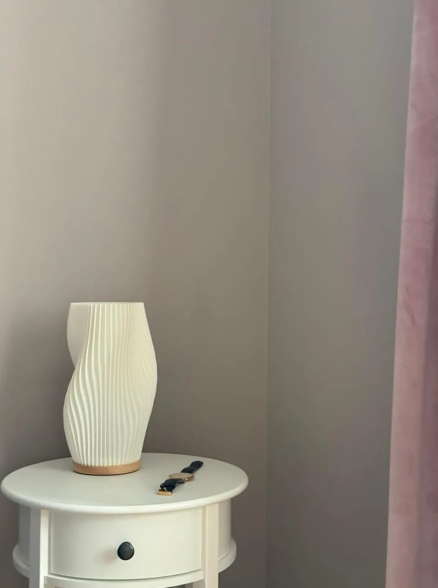 Korall bordlampe